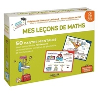 Stéphanie Eleaume Lachaud et  Filf - Mes leçons de math CP CE1 CE2 - Avec 40 cartes leçons, 10 cartes jeux, 1 livret explicatif.