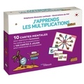 Stéphanie Eleaume Lachaud et  Filf - J'apprends les multiplications autrement - 10 cartes mentales pour apprendre facilement les tables de multiplications, 120 cartes à jouer pour s'entrainter en s'amusant.