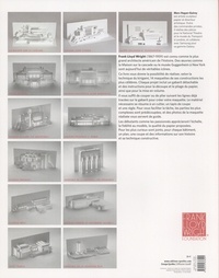 Kirigami d'architectures Frank Lloyd Wright. 14 maquettes à couper et à plier, accompagnées des plans et coupes des bâtiments