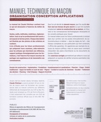 Manuel technique du maçon. Organisation, conception et applications 2e édition