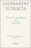 Leonardo Sciascia - Oeuvres Completes. Tome 3, 1983-1989.