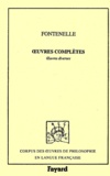Bernard de Fontenelle - Oeuvres complètes. - Tome 9, Oeuvres diverses.