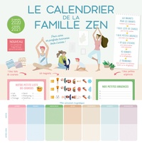 Véronique Anderson - Le calendrier de la famille zen - Avec 64 magnets, 1 bloc liste de courses, 1 bloc petites urgences, + de 600 stickers, 10 aimants, 2 trombones.
