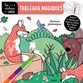 Sandrine Lamour - Tableaux magiques - Animaux fantastiques. Avec 10 tableaux et 1 feutre fluo 4 couleurs.