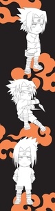 Marque-pages à colorier Naruto