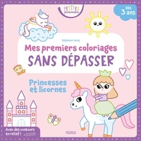 Stéphanie Bardy - Princesses et licornes - Mes premiers coloriages sans dépasser.