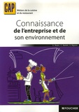 Stéphane Bujoc et Catherine Bastec - Connaissance entreprise environnement CAP Métiers de la cuisine et du restaurant.