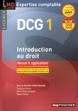 Alain Burlaud - Introduction au droit DCG1 - Manuel et applications.