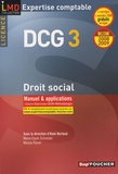 Maryse Ravat - Droit social Licence DCG3 - Manuel et applications.