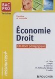 Jean-Charles Diry et Stéphane Bujoc - Economie Droit 1e et Tle Bac Pro Tertiaires - CD-ROM pédagogique.