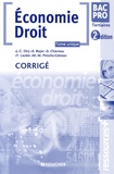 Jean-Charles Diry - Economie Droit Bac pro tertiaires - Corrigé.