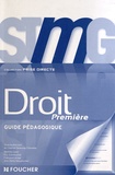 Chantal Delaunay-Chevalier - Droit 1e STMG - Guide pédagogique.