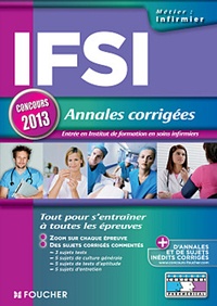 Valérie Béal et Valérie Bonjean - IFSI, Annales corrigées - Concours 2013.