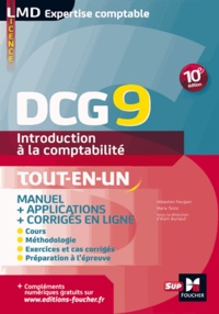 Sébastien Paugam et Alain Burlaud - DCG 9 - Introduction à la comptabilité - Manuel - 10e édition.