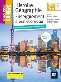 Olivier Apollon et Christophe Escartin - Histoire Géographie Enseignement moral et civique 1re Bac Pro Les nouveaux cahiers.
