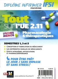 Tout sur l'UE 2.11 Pharmacologie & Thérapeutiques en fiches mémos 3e édition