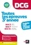 Alain Burlaud et Eric Margotteau - DCG : Toutes les épreuves de 3e année du DCG 3, 7, 11 - sujets et exos 2022-2023.