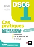 Alain Burlaud et Jean-Yves Jomard - Gestion juridique fiscale et sociale DSCG 1 - Cas pratiques + corrigés.