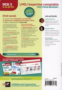 Droit social DCG 3  Edition 2022-2023