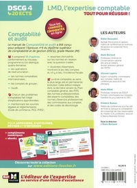 Comptabilité et audit DSCG 4. Manuel, applications, corrigés  Edition 2022-2023