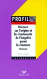 Eric Zernik et Jean-Jacques Rousseau - Discours Sur L'Origine Et Les Fondements De L'Inegalite Parmi Les Hommes.