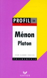 Jean-Claude Fraisse et  Platon - Menon.