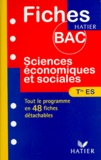 Pascale Berger-Longuet - Sciences Economiques Et Sociales Terminales Es.