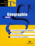 Christian Barret - Geographie Terminale L/Es/S. Cours.