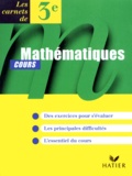 Catherine Schuwer et Joseph Cesaro - Mathématiques 3e - Cours.