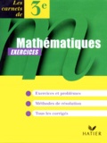 René Veillet et Joseph Cesaro - Mathematiques 3eme. Exercices.