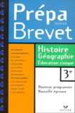 Jean Brignon et Françoise Aoustin - Histoire-géographie, [éducation civique , 3e.