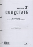 Daniel Descomps - Espagnol 2e Conéctate - 20 transparents accompagnés d'un fichier d'exploitation.