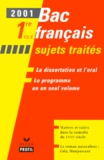  Collectif - Bac Francais 1ere Es/S. Sujets Traites, Edition 2001.