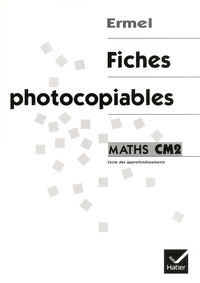 Mireille Brenner et Alain Simonato - Maths CM2 - Fiches photocopiables.