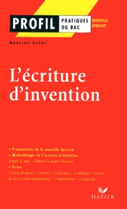 Adeline Lesot - L'Ecriture D'Invention.