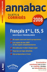 Sylvie Dauvin et Jacques Dauvin - Français 1e L, ES, S - Sujets et corrigés.