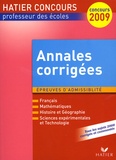 Philippe Dorange et Claude Puidoyeux - Annales corrigées CRPE Session 2008 - Epreuves d'admissibilité.
