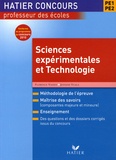 Florence Vianey et Josyane Vuala - Sciences expérimentales et technologie - Concours de Professeurs des Ecoles PE1-PE2.