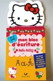  Hatier - Hello Kitty, mon bloc d'écriture 6-7 ans (CP) - Un livre avec 90 modèles de lettres et chiffres fléchés.