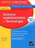 Albine Courdent et Dominique Dessobry - Sciences expérimentales et technologie - Epreuve écrite d'admissibilité.