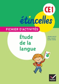 Josiane Boutet et Denis Chauvet - Etude de la langue CE1 - Fichier d'activités.