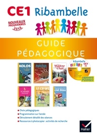 Jean-Pierre Demeulemeester et Nadine Demeulemeester - Ribambelle CE1 série jaune - Guide pédagogique. 1 CD audio