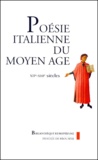 Henry Spitzmuller - Poesie Italienne Du Moyen Age Xiieme-Xveme Siecles Tome 1 : Xiieme-Xiiieme Siecles. Edition Francais-Italien.