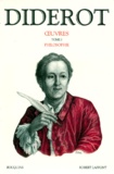 Denis Diderot - Oeuvres - Tome 1, Philosophie.