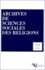  CNRS - Archives de sciences sociales des religions N° 111, Juillet-Sept : .