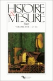 Emmanuel Le Roy Ladurie et Annette Smedley-Weill - Histoire & Mesure Volume 17 N°1-2/2002 : .