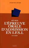 Marie-Hélène Massit - Réussir l'épreuve orale d'admission en IFSI.