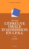 Marie-Hélène Massit - Réussir l'épreuve orale d'admission en IFSI.