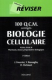 Jean Foucrier - 100 QCM corrigés de biologie cellulaire. - PCEM, DEUG B, Pharmacie, Classes préparatoires, 3ème Edition.