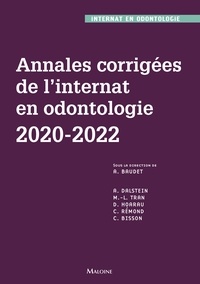 Alexandre Baudet - Annales corrigées de l'internat en odontologie - 2020-2022.